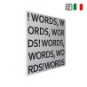 Magnetisches Memoboard 50x50cm quadratisch Wandmontage modernes Design Words Verkauf