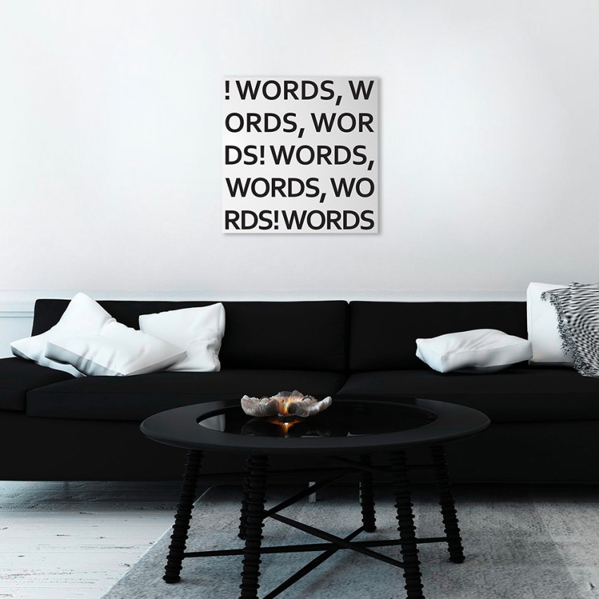 Magnetisches Memoboard 50x50cm quadratisch Wandmontage modernes Design Words Aktion Magnetisches Memoboard 50x50cm quadratisch Wandmontage modernes Design Words Aktion