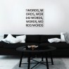 Magnetisches Memoboard 50x50cm quadratisch Wandmontage modernes Design Words Aktion