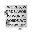 Magnetisches Memoboard 50x50cm quadratisch Wandmontage modernes Design Words Sales