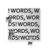 Magnetisches Memoboard 50x50cm quadratisch Wandmontage modernes Design Words Sales