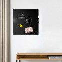 Magnetische Wandtafel quadratisch 50x50cm modern vielseitig Memo Aktion