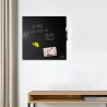 Magnetische Wandtafel quadratisch 50x50cm modern vielseitig Memo Aktion