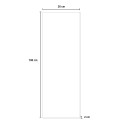 Magnetische Kreidetafel-Wanduhr Industrie 