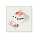 Wanduhr im japanischen Stil, modernes Design, Koi-Fische Angebot