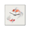 Wanduhr im japanischen Stil, modernes Design, Koi-Fische Angebot