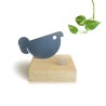 Büro Tischdekoration Vogelstatue aus Holz und Eisen mit Magnet - Uccellino Messaggero Sales