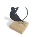 Schlüsselanhänger Briefbeschwerer Tisch Holz Magnet Topo Angebot
