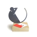 Schlüsselanhänger Briefbeschwerer Tisch Holz Magnet Topo Sales