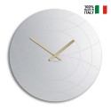 Runde Wandspiegeluhr im modernen Design, golden Elegance Verkauf
