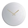 Runde Wandspiegeluhr im modernen Design, golden Elegance Angebot