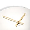 Runde Wandspiegeluhr im modernen Design, golden Elegance Rabatte