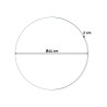 Runde Wandspiegeluhr im modernen Design, golden Elegance Katalog