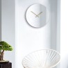 Runde Wandspiegeluhr im modernen Design, golden Elegance Aktion