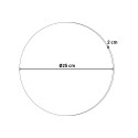 Runde Wanduhr im modernen Minimal-Design, schwarz, trendy Katalog