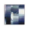 Quadratige Wanduhr 50x50 cm modernes zeitgenössisches Design Klee Angebot
