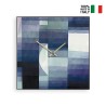 Quadratige Wanduhr 50x50 cm modernes zeitgenössisches Design Klee Verkauf