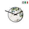 Kleiner runder Wanduhr im modernen Design Natur Blaue Blumen Verkauf