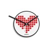 Moderner runder Wanduhr Videospiel-Arcade Love Invaders Angebot
