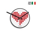 Moderner runder Wanduhr Videospiel-Arcade Love Invaders Verkauf