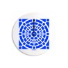 Runde moderne Design-Wanduhr farbig Azulejo C Angebot
