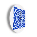 Moderne runde bunte Wanduhr Design Azulejo C Sales