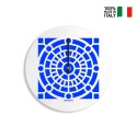 Runde moderne Design-Wanduhr farbig Azulejo C Verkauf