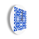 Moderner runder Wanduhr Design, bunt Azulejo D Sales