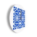Runde farbige moderne Design-Wanduhr Azulejo D Sales