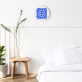Moderner runder Wanduhr, buntes Design, Azulejo A Aktion
