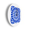 Runde Wanduhr modernes farbenfrohes Design Azulejo A