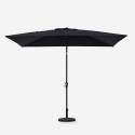 Garten- und Terrassenschirm schwarz 3x2 mit Mittelstange Rios Black Rabatte