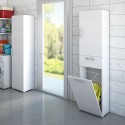 Mobiler Wäschekorb Säule Badezimmer Waschküche Platzsparer Korb Aktion