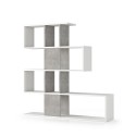 Modernes Design doppelseitiges Bücherregal grau weiß Libkaf Angebot