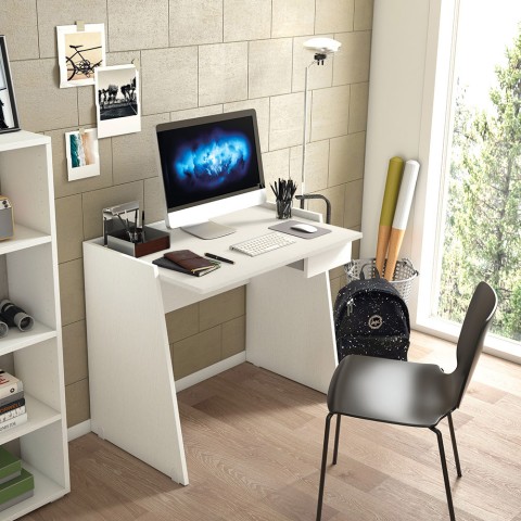 Smartworking Schreibtisch Heimbüro modernes Design 90x60 Zeitgenössisch Aktion
