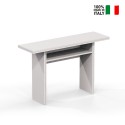 Ausziehbare Konsolentisch Schreibtisch Weiß Holz 120x35-70cm Oplà Verkauf