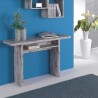 Ausziehbarer Konsolentisch 120x35-70cm, Schreibtisch, Vintage-Holz, Oplà Verkauf
