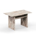 Ausziehbarer Konsolentisch 120x35-70cm, Schreibtisch, Vintage-Holz, Oplà Rabatte