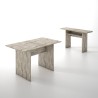 Ausziehbarer Konsolentisch 120x35-70cm, Schreibtisch, Vintage-Holz, Oplà Katalog