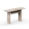 Ausziehbarer Konsolentisch 120x35-70cm, Schreibtisch, Vintage-Holz, Oplà Sales