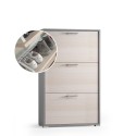 Schuhschrank Design Flur, 9 Paar Schuhe, 3 Türen, Lärchenholz, 6003 Angebot