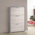 Schuhschrank Design Flur, 9 Paar Schuhe, 3 Türen, Lärchenholz, 6003 Aktion