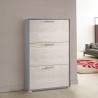 Schuhschrank Design Flur, 9 Paar Schuhe, 3 Türen, Lärchenholz, 6003 Aktion