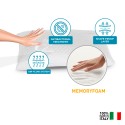 Orthopädische Einzelmatratze 80x190 mit Memory-Schaum Top Soft Kissen Rabatte