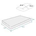 Orthopädische 1,5-Platz Matratze 120x190 mit Memory Foam Kissen Top Soft M Katalog