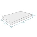 Matratze 1,5-Platz 120x190 Memory Foam orthopädisch Double Comfort M Modell