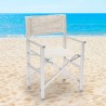 2er Set klappbare Strandstühle Klappstühle aus Aluminium Regista Gold Angebot