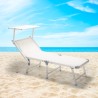 Strandliege Liegestuhl Sonnenliege aus Aluminium Gabicce Gold Verkauf