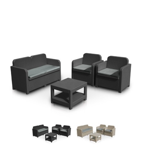 Loungeset Gartenmöbelset...