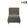 Einzelbett mit Stauraum 80x190 Kopfteil Kinderzimmer modern Focus S Maße